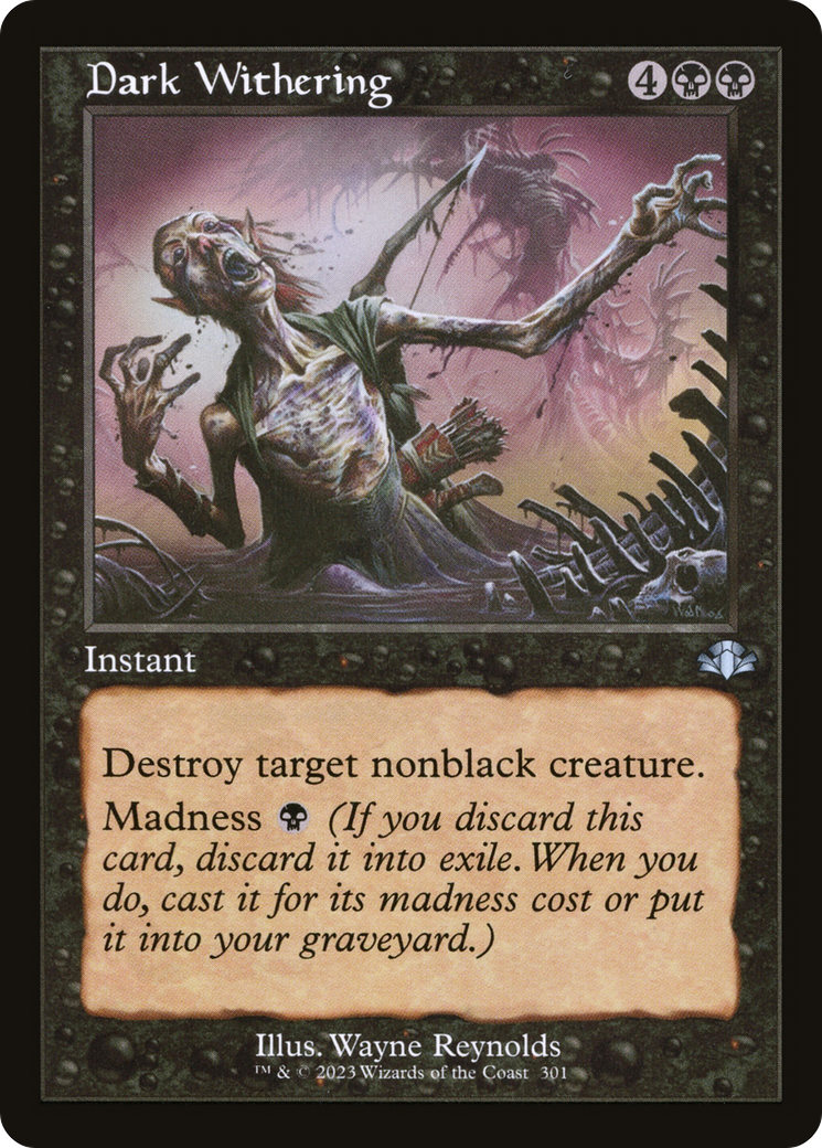 Dark Withering (Retro) [Dominaria Remastered] | Gamers Paradise