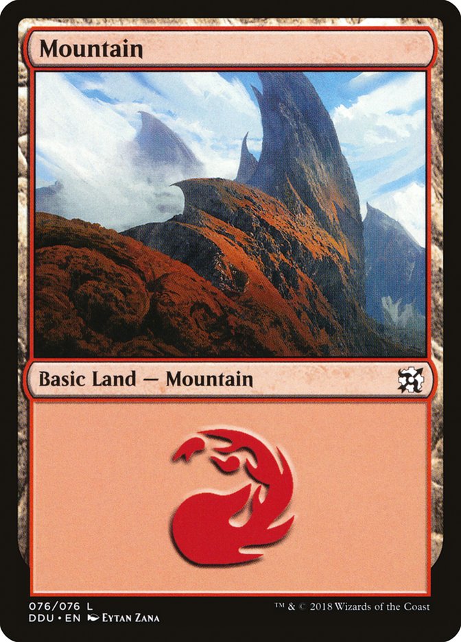 Mountain (76) [Duel Decks: Elves vs. Inventors] | Gamers Paradise