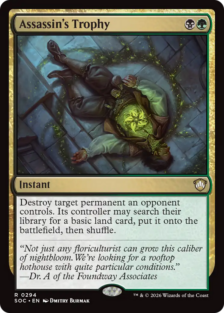 Assassin's Trophy [Secrets of Strixhaven Commander] | Gamers Paradise