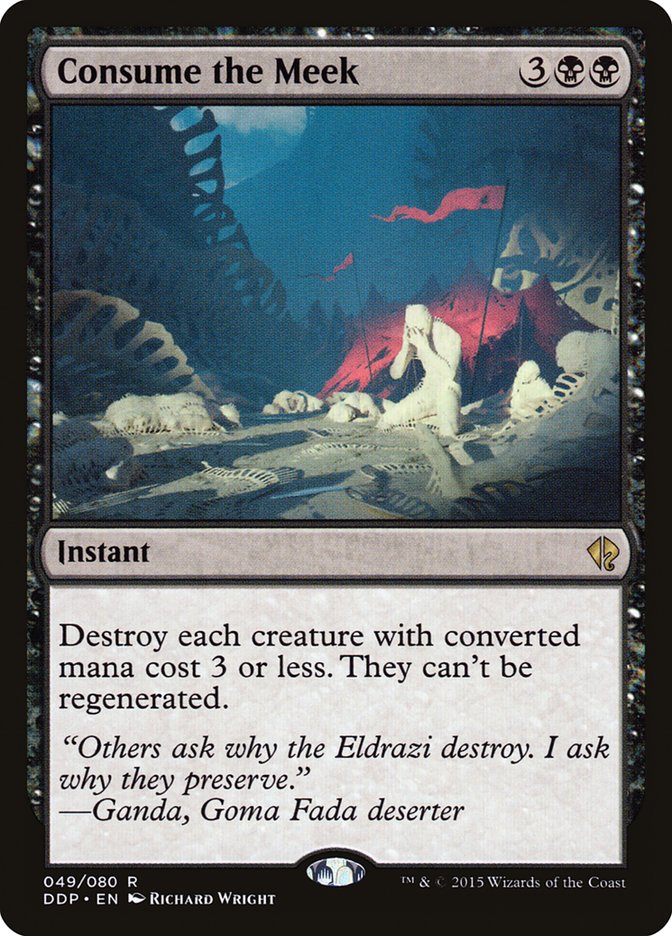 Consume the Meek [Duel Decks: Zendikar vs. Eldrazi] | Gamers Paradise