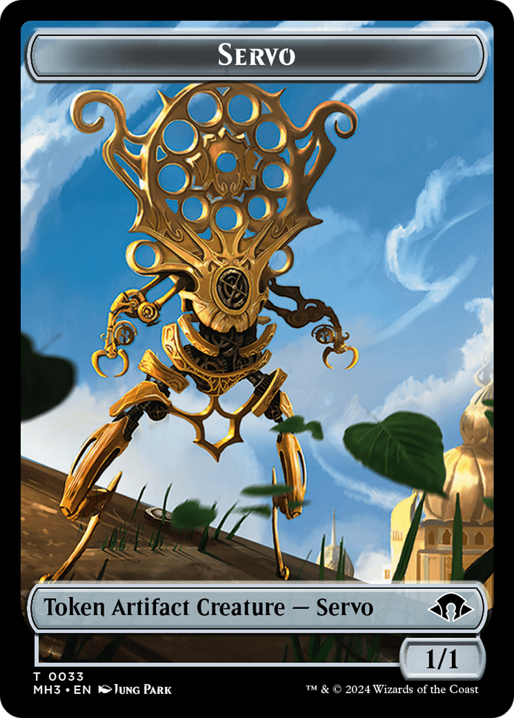 Servo // Insect (0025) Double-Sided Token [Modern Horizons 3 Tokens] | Gamers Paradise