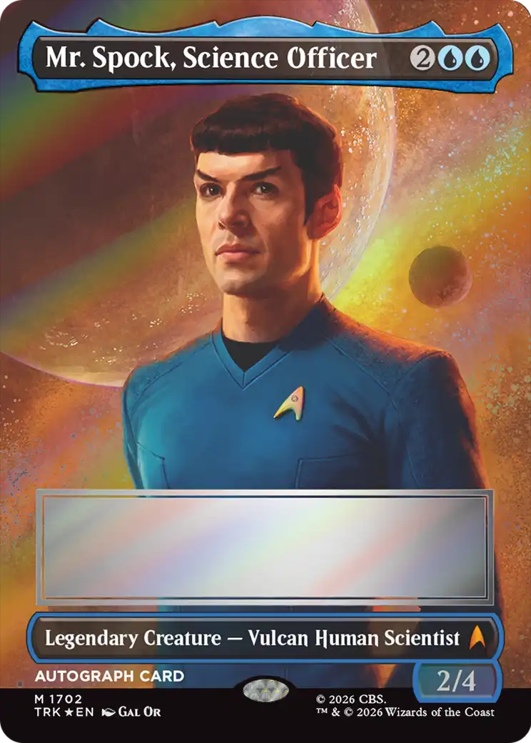 Mr. Spock, Science Officer (Borderless) (Signed) [Star Trek] | Gamers Paradise