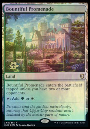 Bountiful Promenade [Commander Legends: Battle for Baldur's Gate Prerelease Promos] | Gamers Paradise