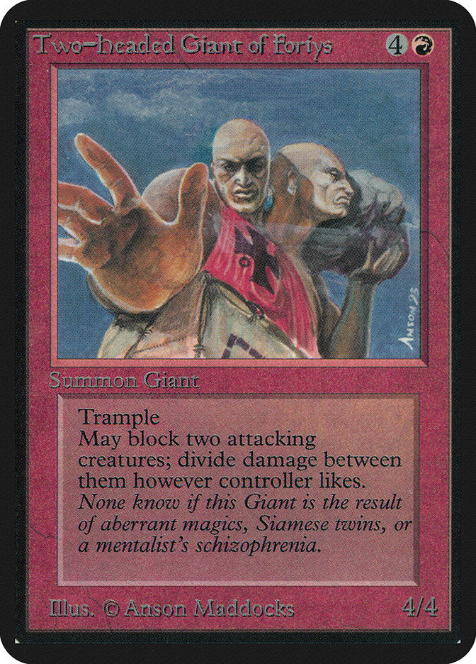 Two-Headed Giant of Foriys [Alpha Edition] | Gamers Paradise