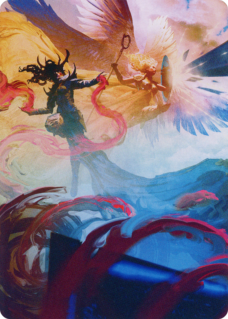 Drana and Linvala Art Card [March of the Machine Art Series] | Gamers Paradise