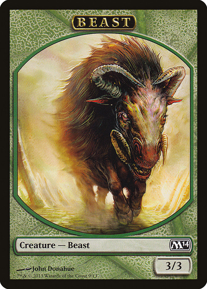 Beast Token [Magic 2014 Tokens] | Gamers Paradise