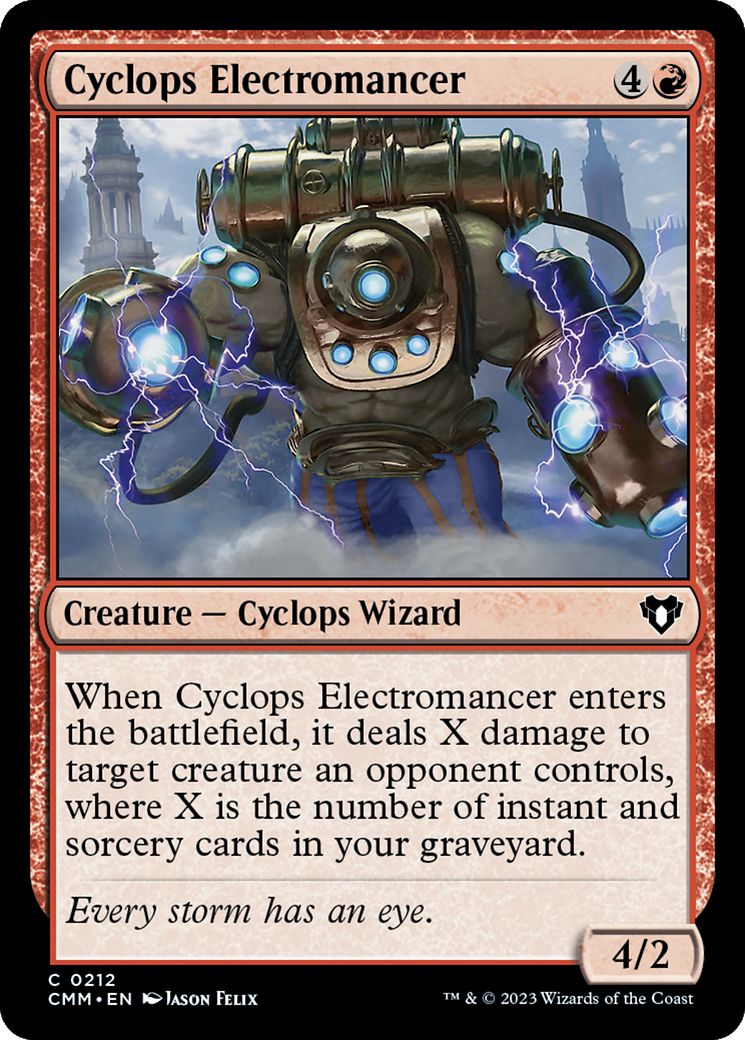 Cyclops Electromancer [Commander Masters] | Gamers Paradise