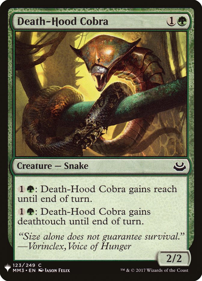 Death-Hood Cobra [Mystery Booster] | Gamers Paradise