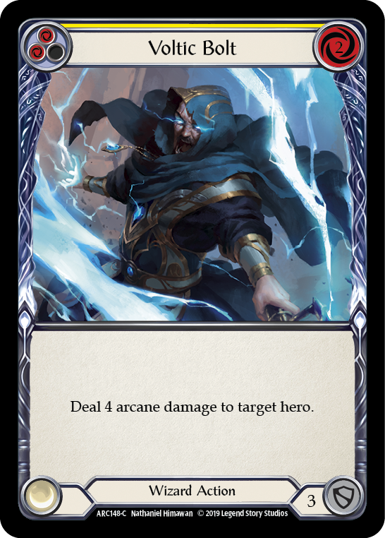 Voltic Bolt (Yellow) [ARC148-C] (Arcane Rising)  1st Edition Normal | Gamers Paradise