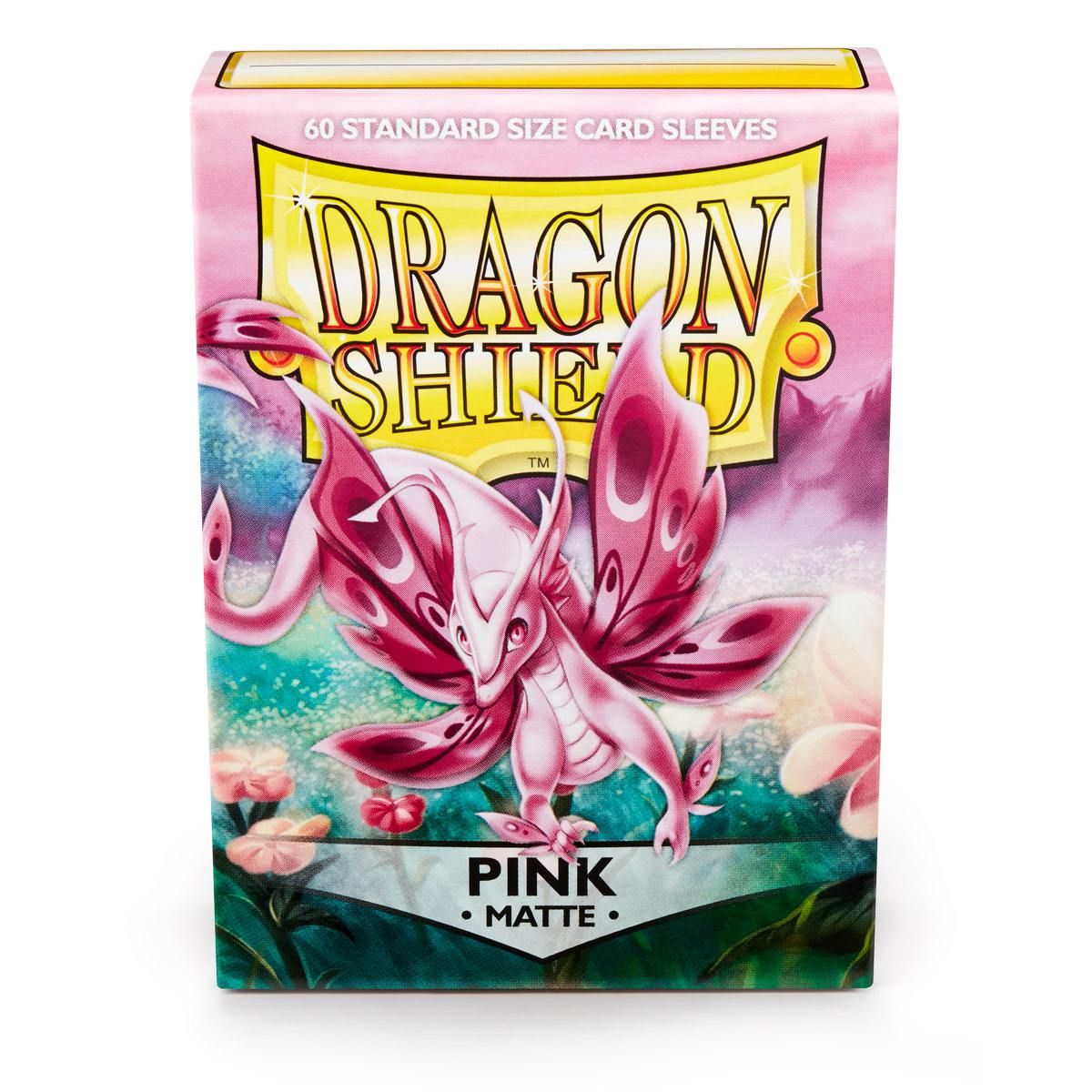 Dragon Shield: Standard 60ct Sleeves - Pink (Matte) | Gamers Paradise