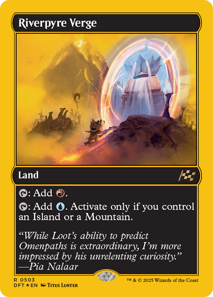 Riverpyre Verge (First-Place Foil) [Aetherdrift] | Gamers Paradise