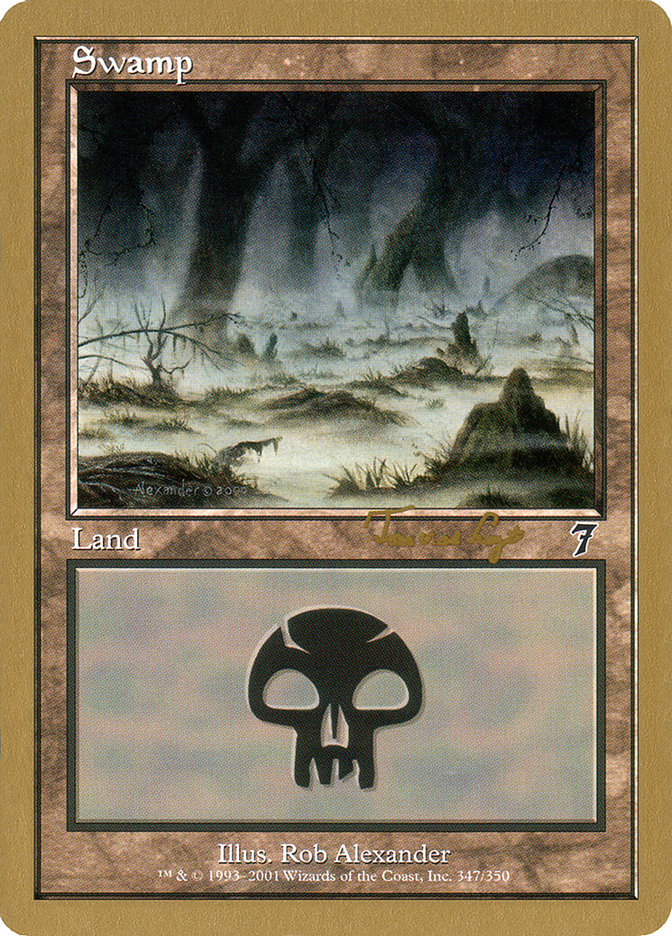 Swamp (tvdl347) (Tom van de Logt) [World Championship Decks 2001] | Gamers Paradise