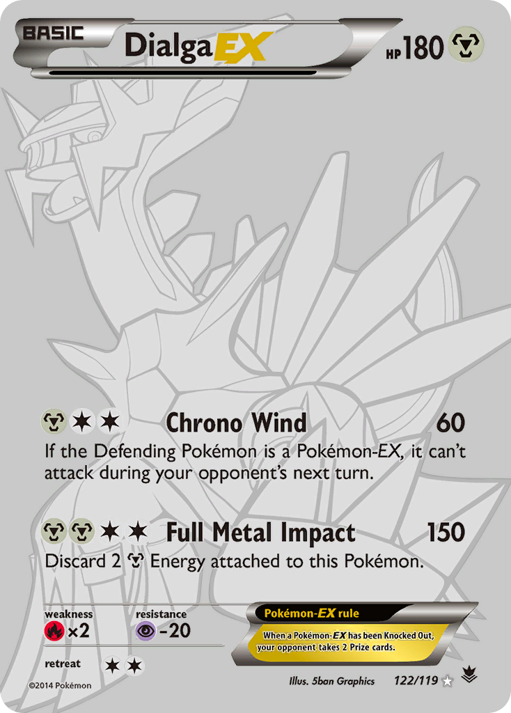Dialga EX (122/119) [XY: Phantom Forces] | Gamers Paradise