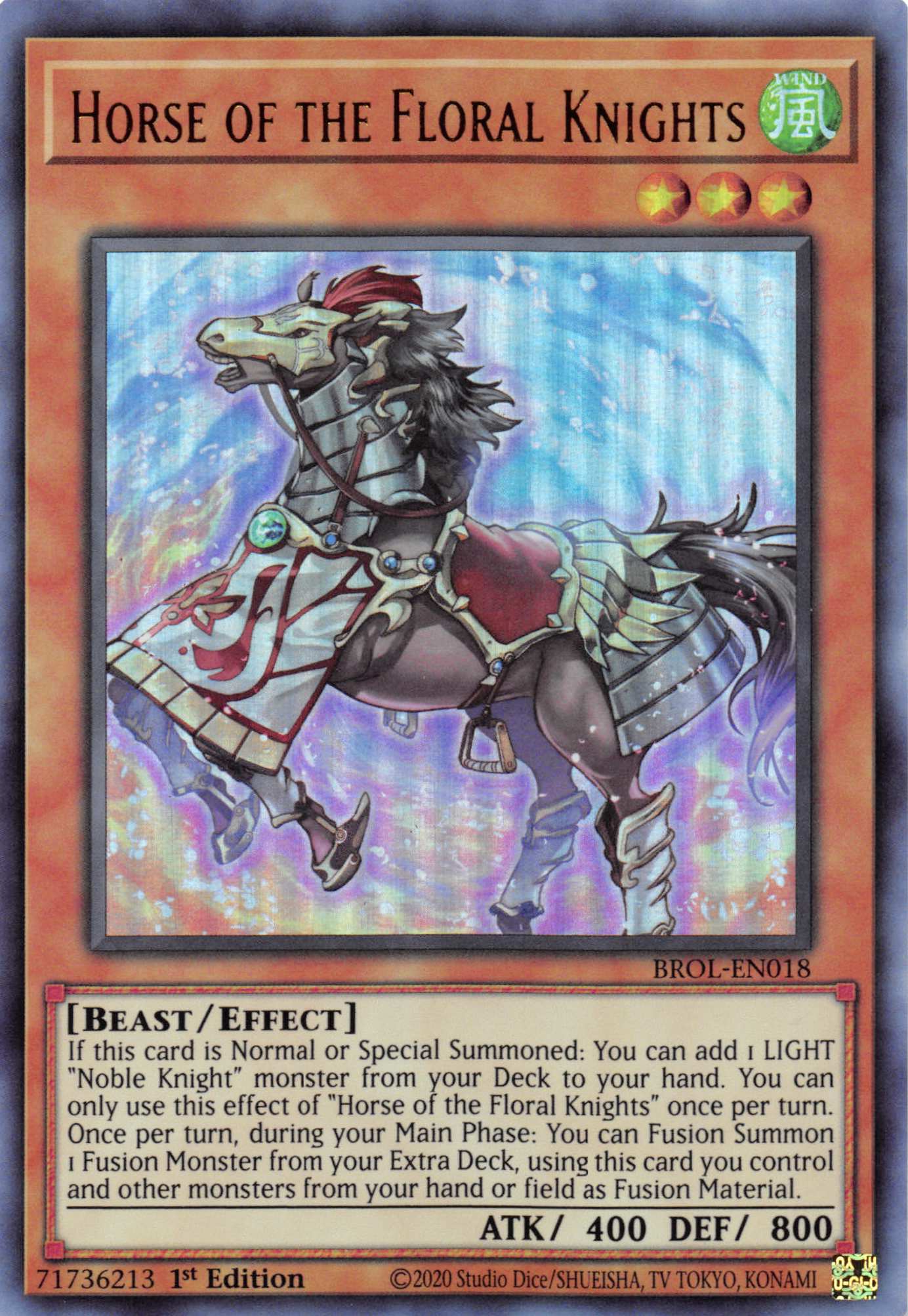 Horse of the Floral Knights [BROL-EN018] Ultra Rare | Gamers Paradise