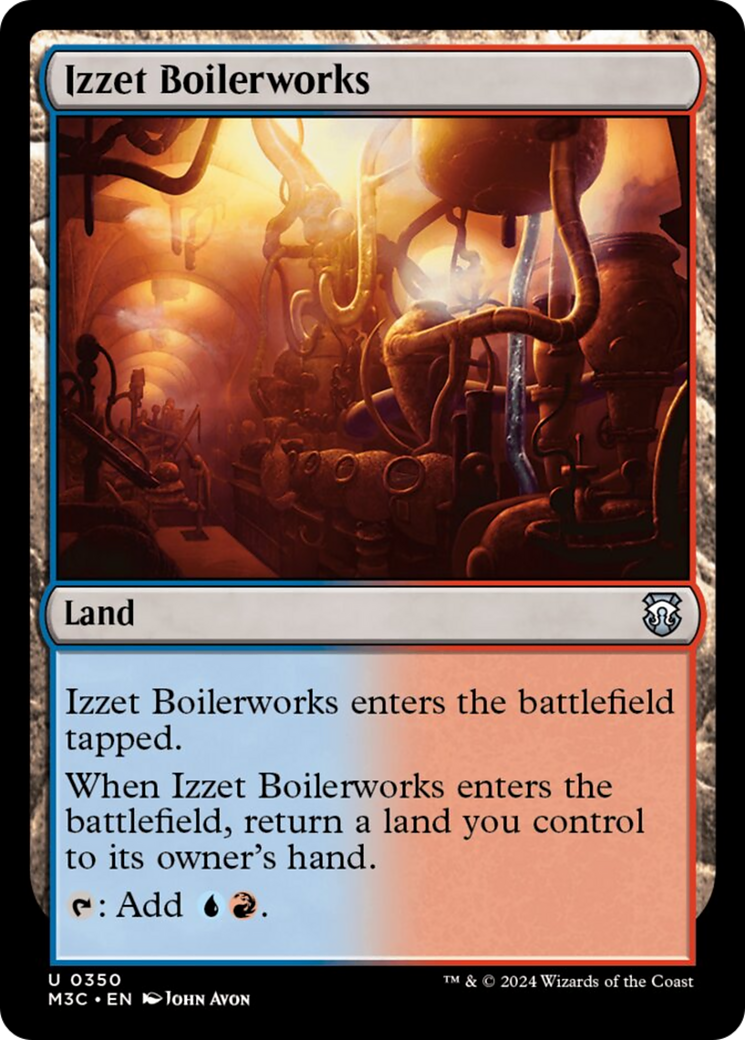 Izzet Boilerworks (Ripple Foil) [Modern Horizons 3 Commander] | Gamers Paradise