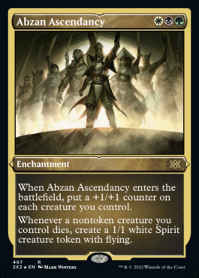 Abzan Ascendancy (Foil Etched) [Double Masters 2022] | Gamers Paradise