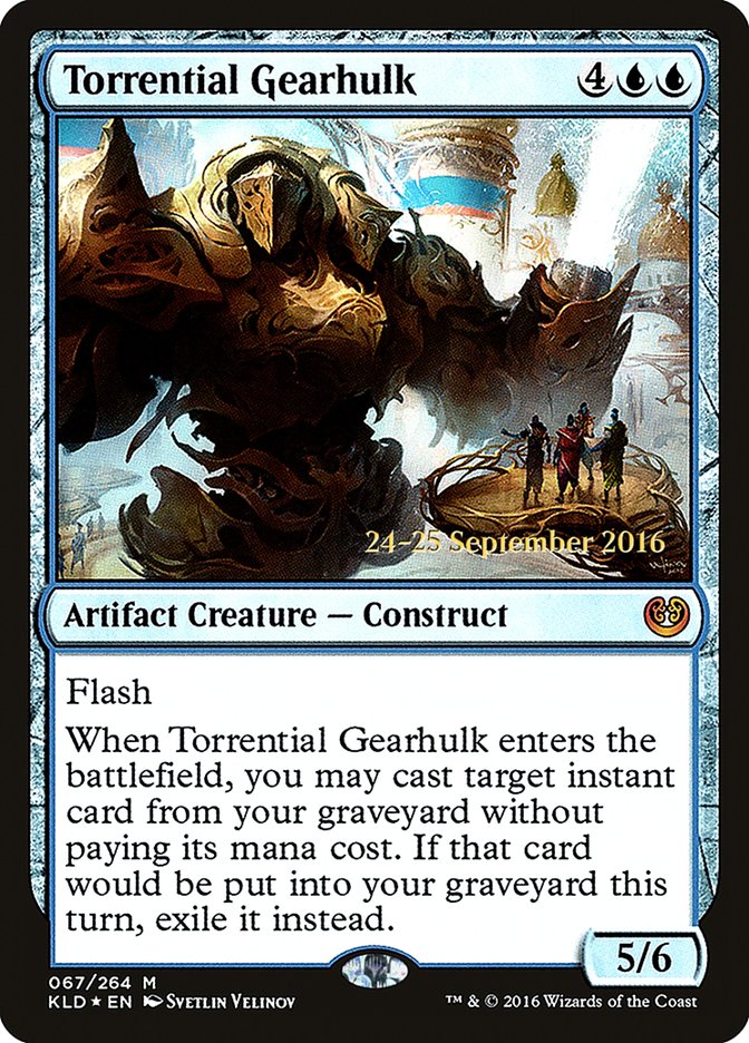 Torrential Gearhulk [Kaladesh Prerelease Promos] | Gamers Paradise