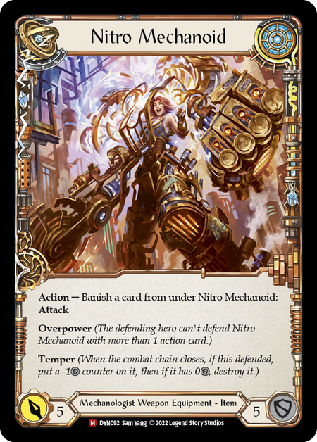 Construct Nitro Mechanoid // Nitro Mechanoid [DYN092] (Dynasty)  Rainbow Foil | Gamers Paradise