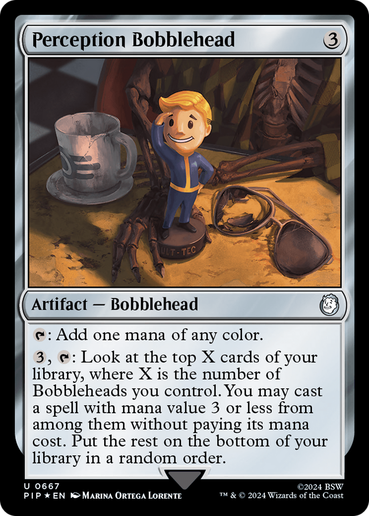 Perception Bobblehead (Surge Foil) [Fallout] | Gamers Paradise