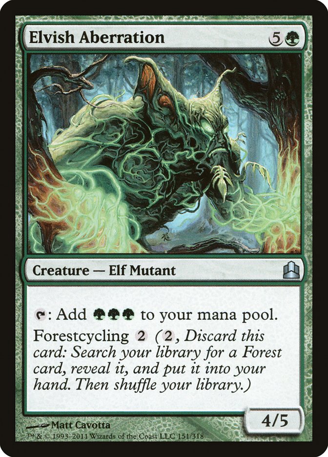 Elvish Aberration [Commander 2011] | Gamers Paradise