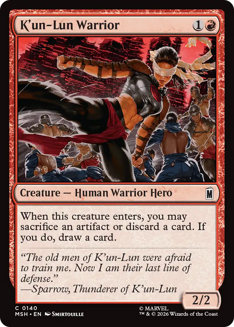 K'un-Lun Warrior [Marvel Super Heroes] | Gamers Paradise