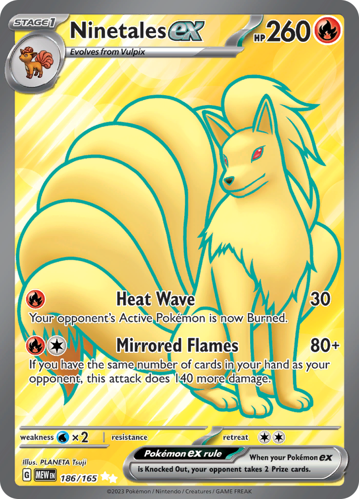 Ninetales ex (186/165) [Scarlet & Violet 151] | Gamers Paradise