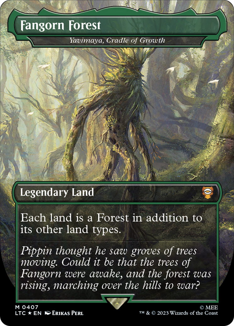 Fangorn Forest - Yavimaya, Cradle of Growth (Surge Foil Realms and Relics) [The Lord of the Rings: Tales of Middle-Earth Commander] | Gamers Paradise