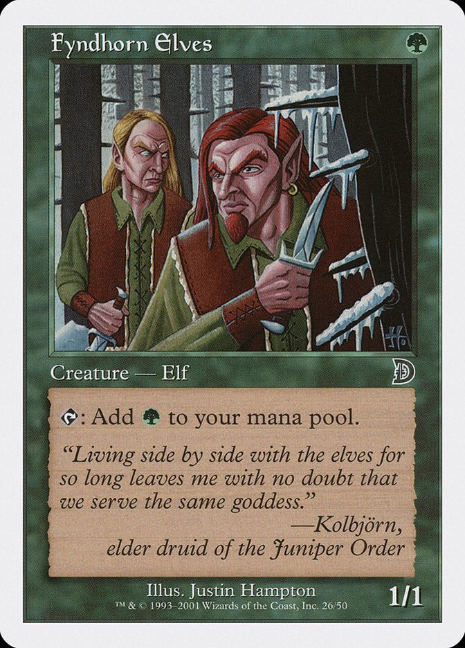 Fyndhorn Elves [Deckmasters] | Gamers Paradise