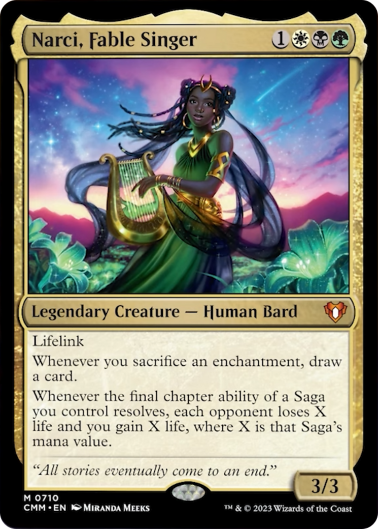 Narci, Fable Singer [Commander Masters] | Gamers Paradise