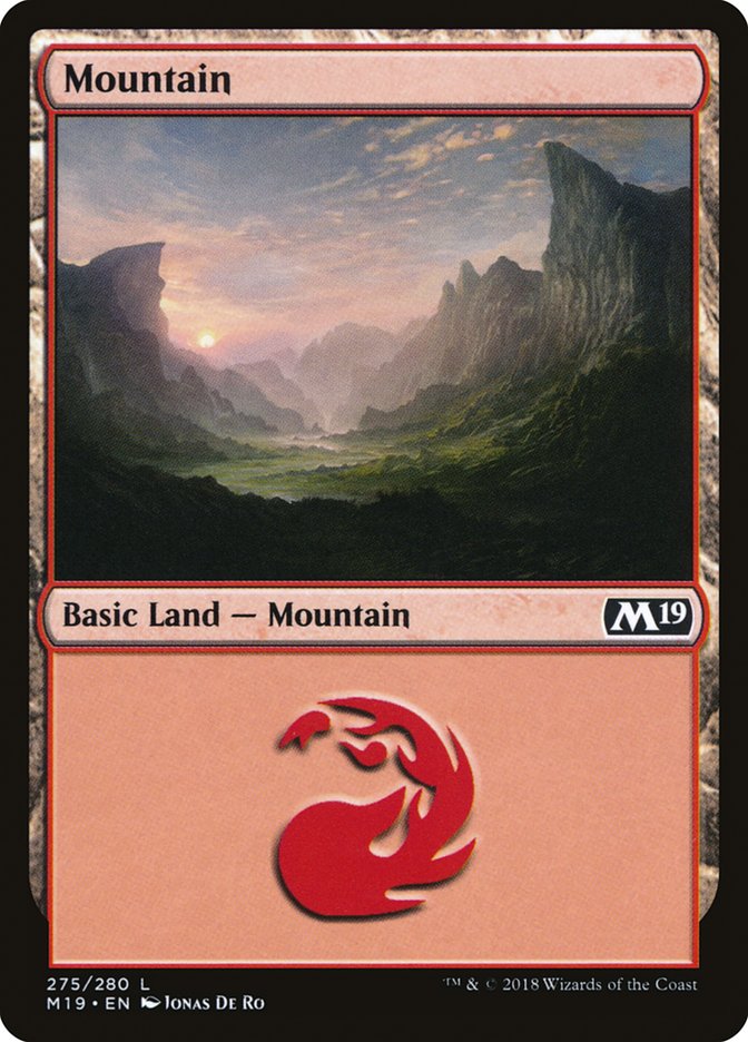 Mountain (275) [Core Set 2019] | Gamers Paradise
