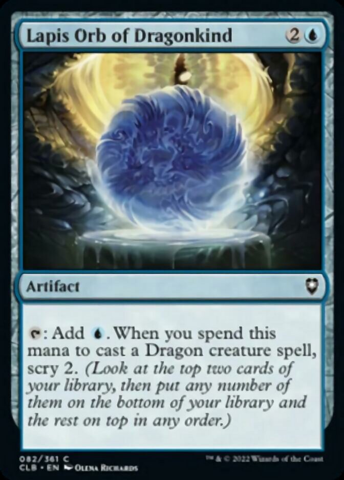 Lapis Orb of Dragonkind [Commander Legends: Battle for Baldur's Gate] | Gamers Paradise
