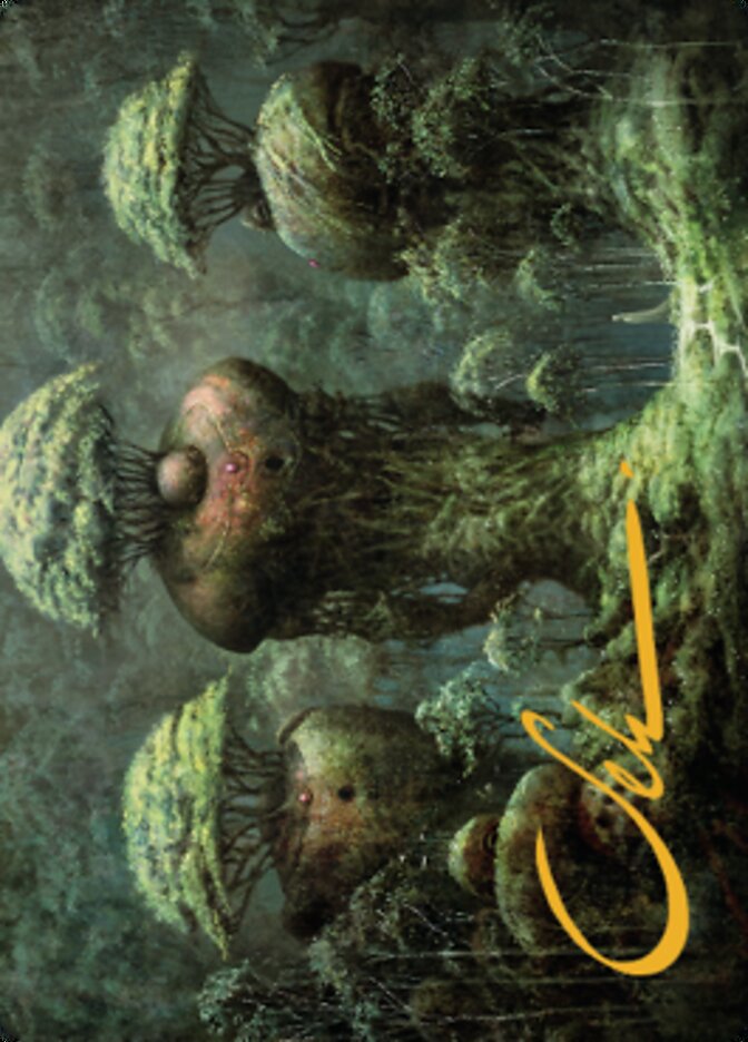 Forest Art Card (Gold-Stamped Signature) [Dominaria United Art Series] | Gamers Paradise