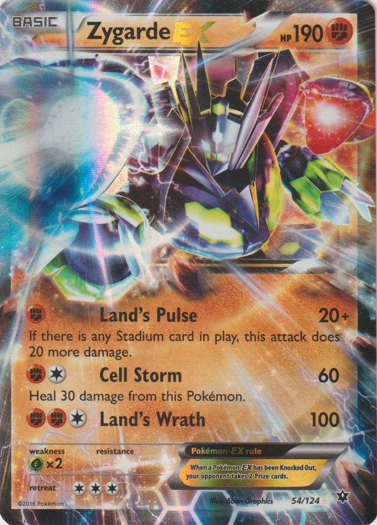 Zygarde EX (054/124) (Jumbo Card) [XY: Fates Collide] | Gamers Paradise