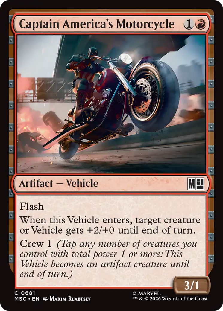 Captain America's Motorcycle [Marvel Super Heroes Commander] | Gamers Paradise