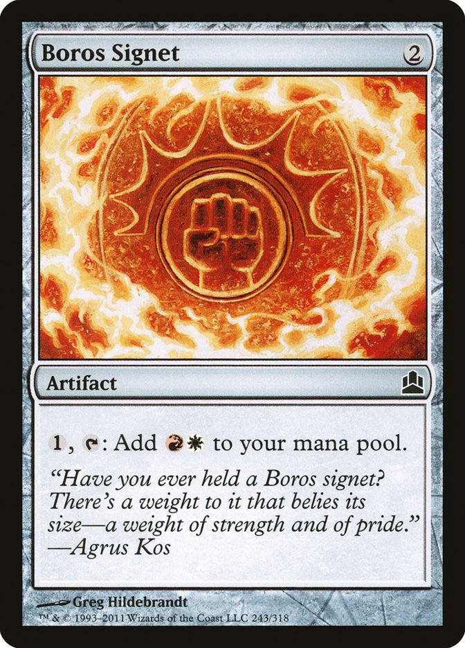 Boros Signet [Commander 2011] | Gamers Paradise