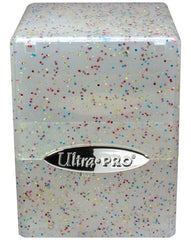 Ultra PRO: Satin Cube - Glitter Clear | Gamers Paradise