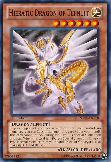 Hieratic Dragon of Tefnuit [SDBE-EN010] Common | Gamers Paradise