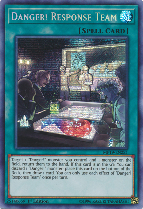 Danger! Response Team [MP19-EN221] Prismatic Secret Rare | Gamers Paradise