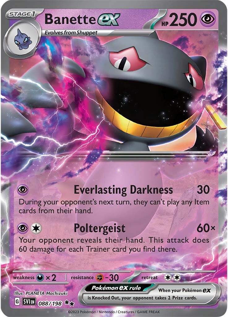 Banette ex (088/198) [Scarlet & Violet: Base Set] | Gamers Paradise