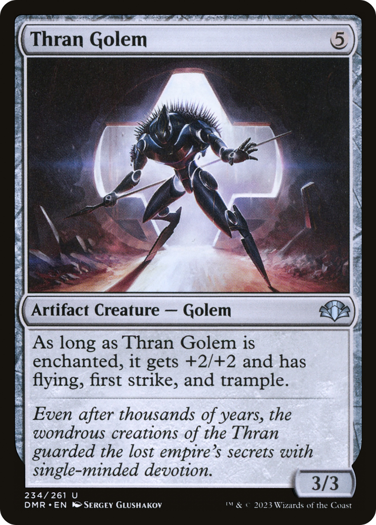 Thran Golem [Dominaria Remastered] | Gamers Paradise