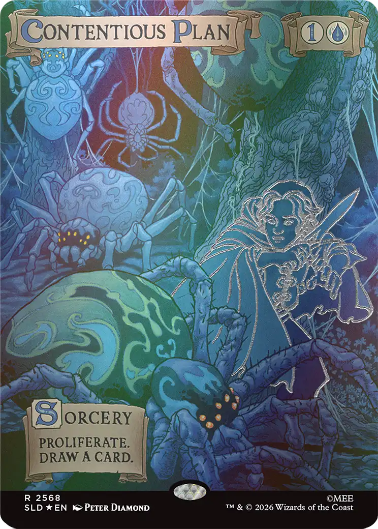 Contentious Plan (Out Of Sight Foil) [Secret Lair Drop Series] | Gamers Paradise