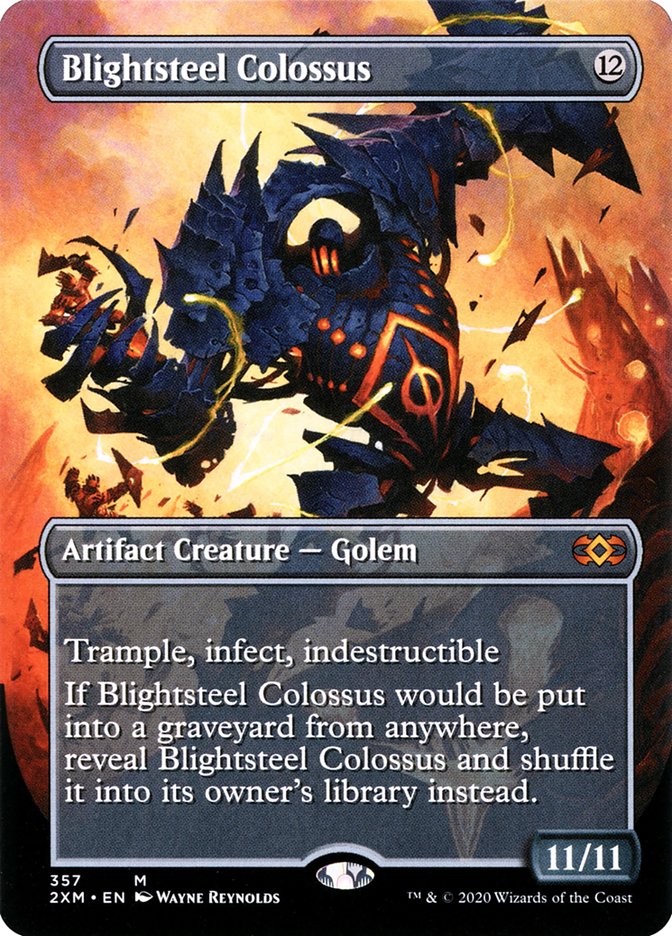 Blightsteel Colossus (Toppers) [Double Masters] | Gamers Paradise