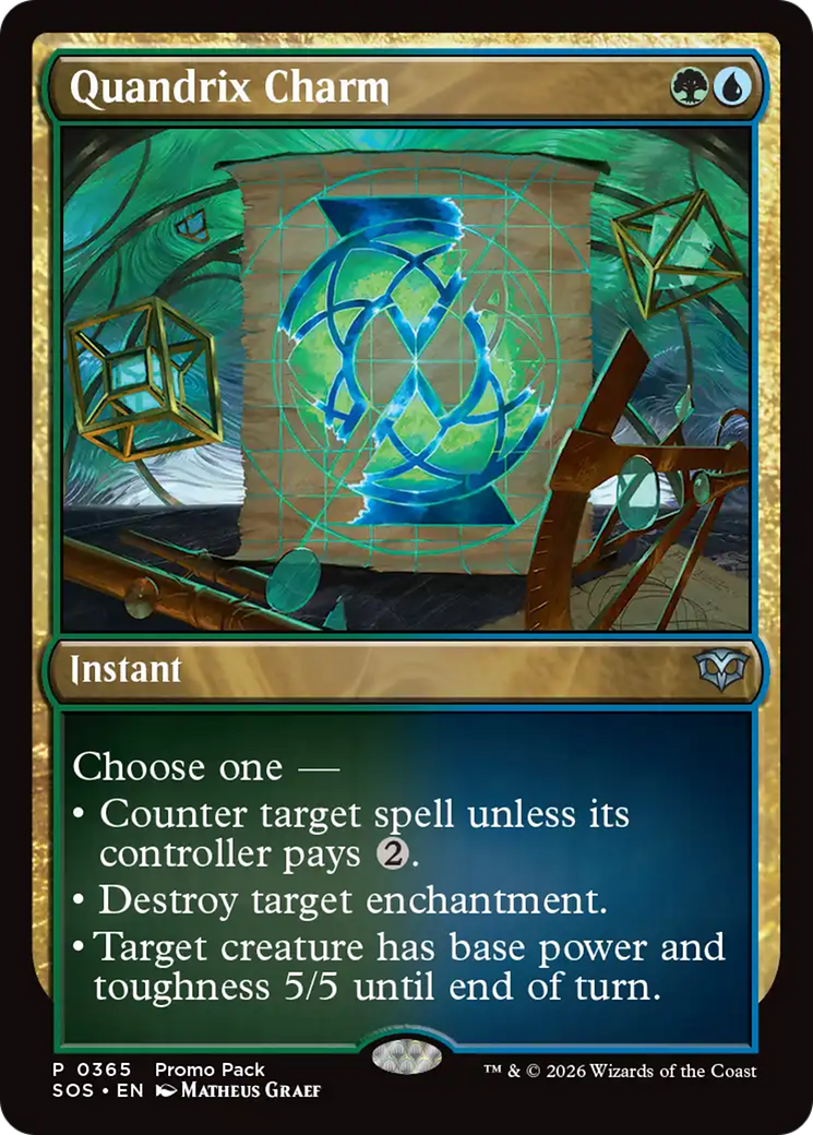 Quandrix Charm [Secrets of Strixhaven Promos] | Gamers Paradise
