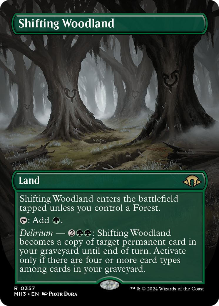 Shifting Woodland (Borderless) [Modern Horizons 3] | Gamers Paradise