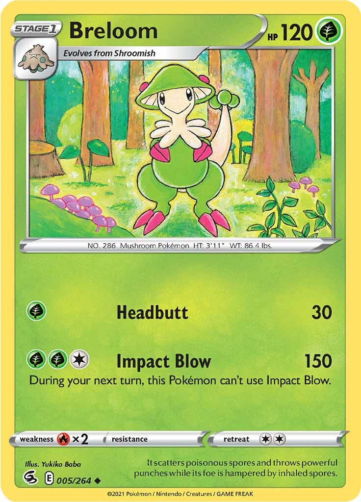 Breloom (005/264) [Sword & Shield: Fusion Strike] | Gamers Paradise