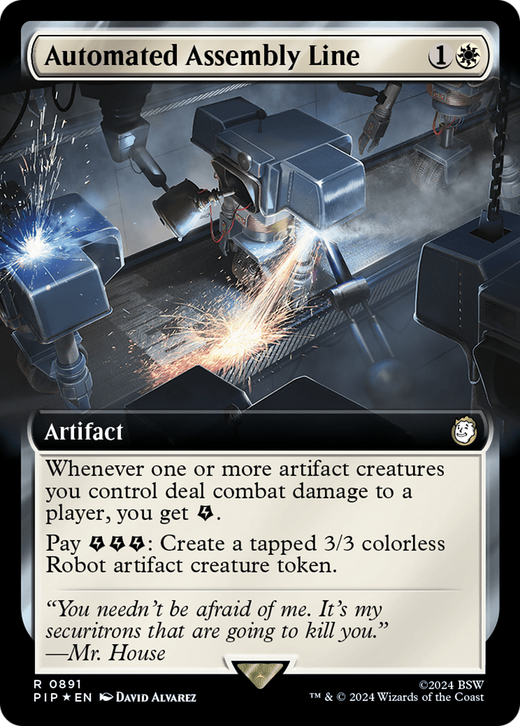 Automated Assembly Line (Extended Art) (Surge Foil) [Fallout] | Gamers Paradise