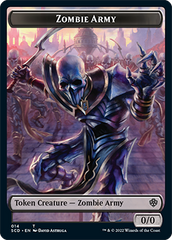 Zombie // Zombie Army Double-Sided Token [Starter Commander Decks] | Gamers Paradise