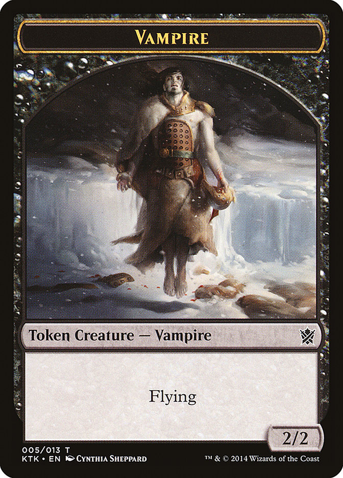 Vampire Token [Khans of Tarkir Tokens] | Gamers Paradise