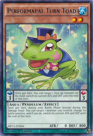 Performapal Turn Toad [MP15-EN066] Rare | Gamers Paradise