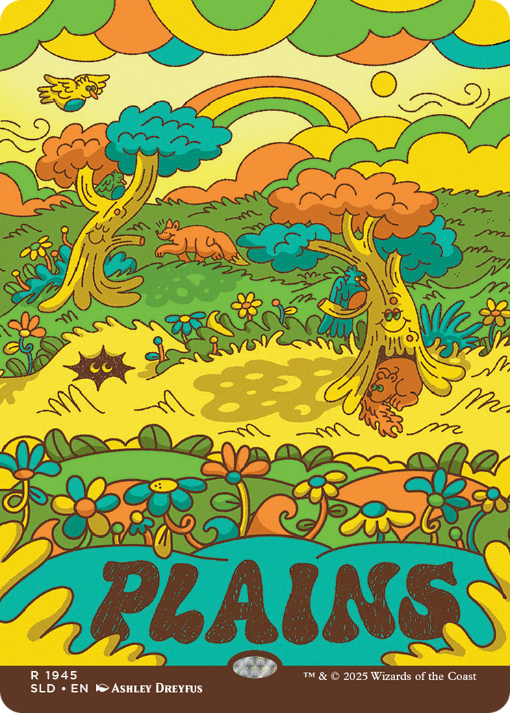 Plains (1945) (Rainbow Foil) [Secret Lair Drop Series] | Gamers Paradise